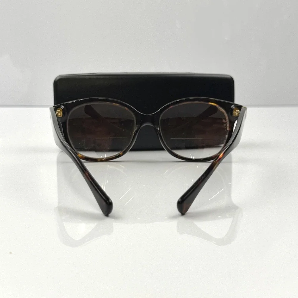 Ralph Ralph Lauren Sunglasses Womens Brown Tortoise Gradient Square RA5191 Case